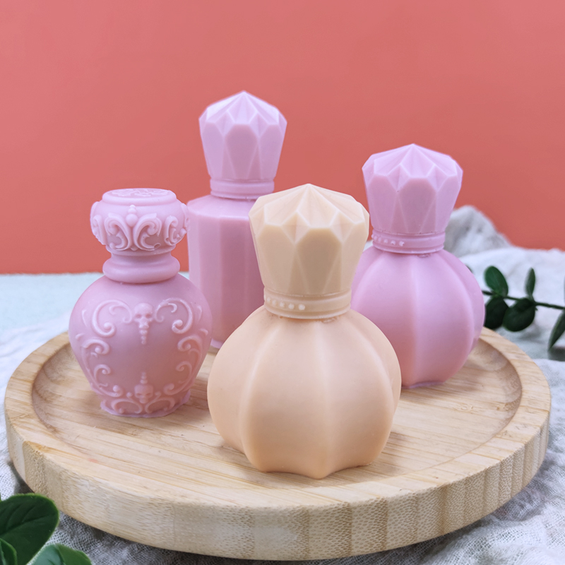 Candle Making And Perfume - ثلاثية الأبعاد زجاجة عطر الرجعية الروائح