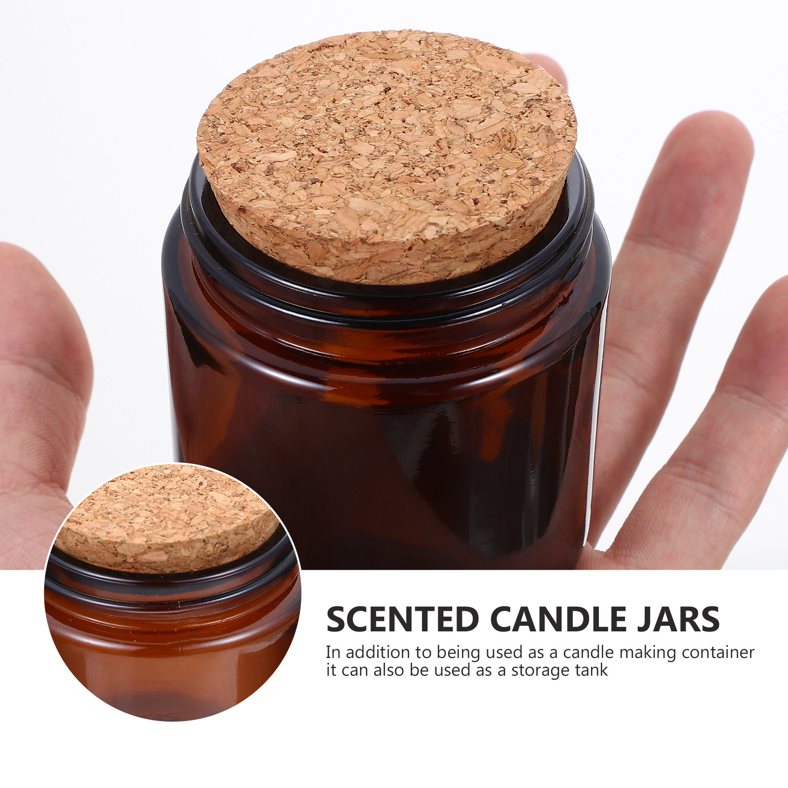 4 قطع من البرطمانات الزجاجية ا - مراجعة Candle Making Jars With Lids وسعره
