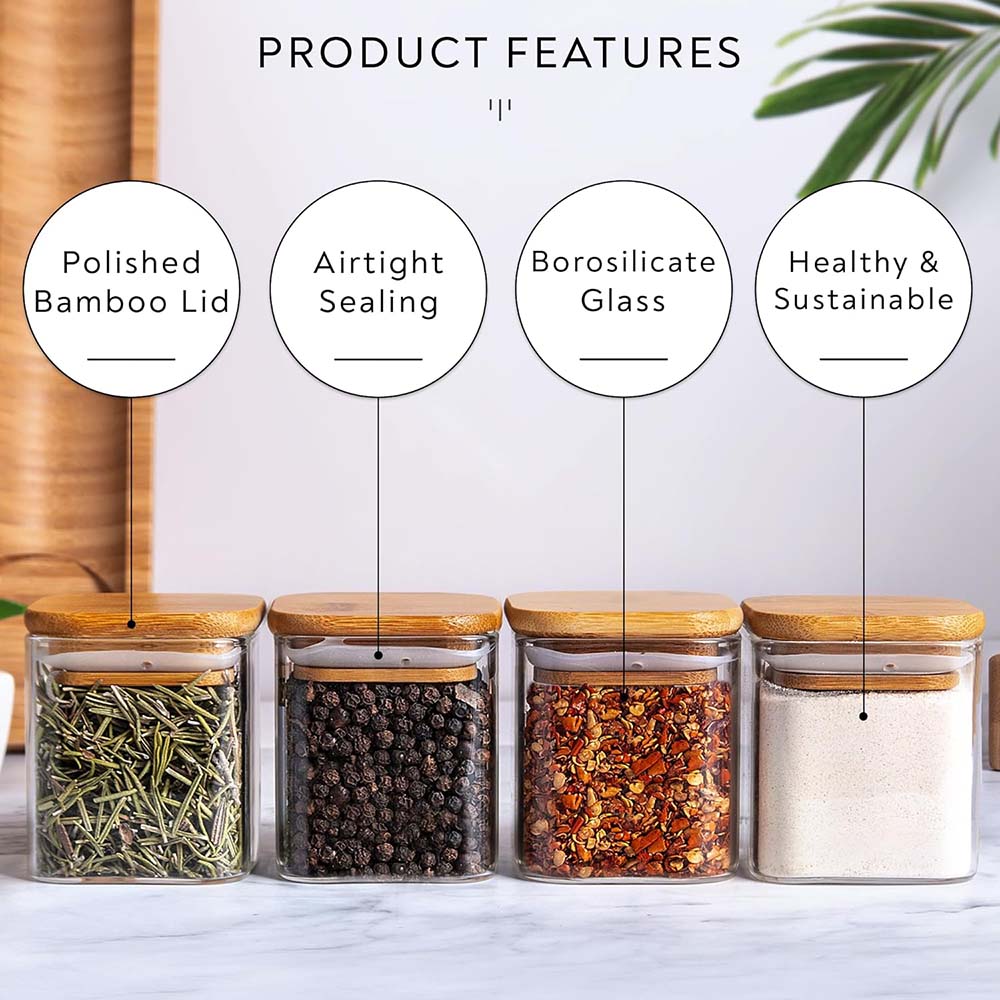 أوعية توابل مع ملصقات، برطمانا - مراجعة Candle Making Jars With Lids وسعره