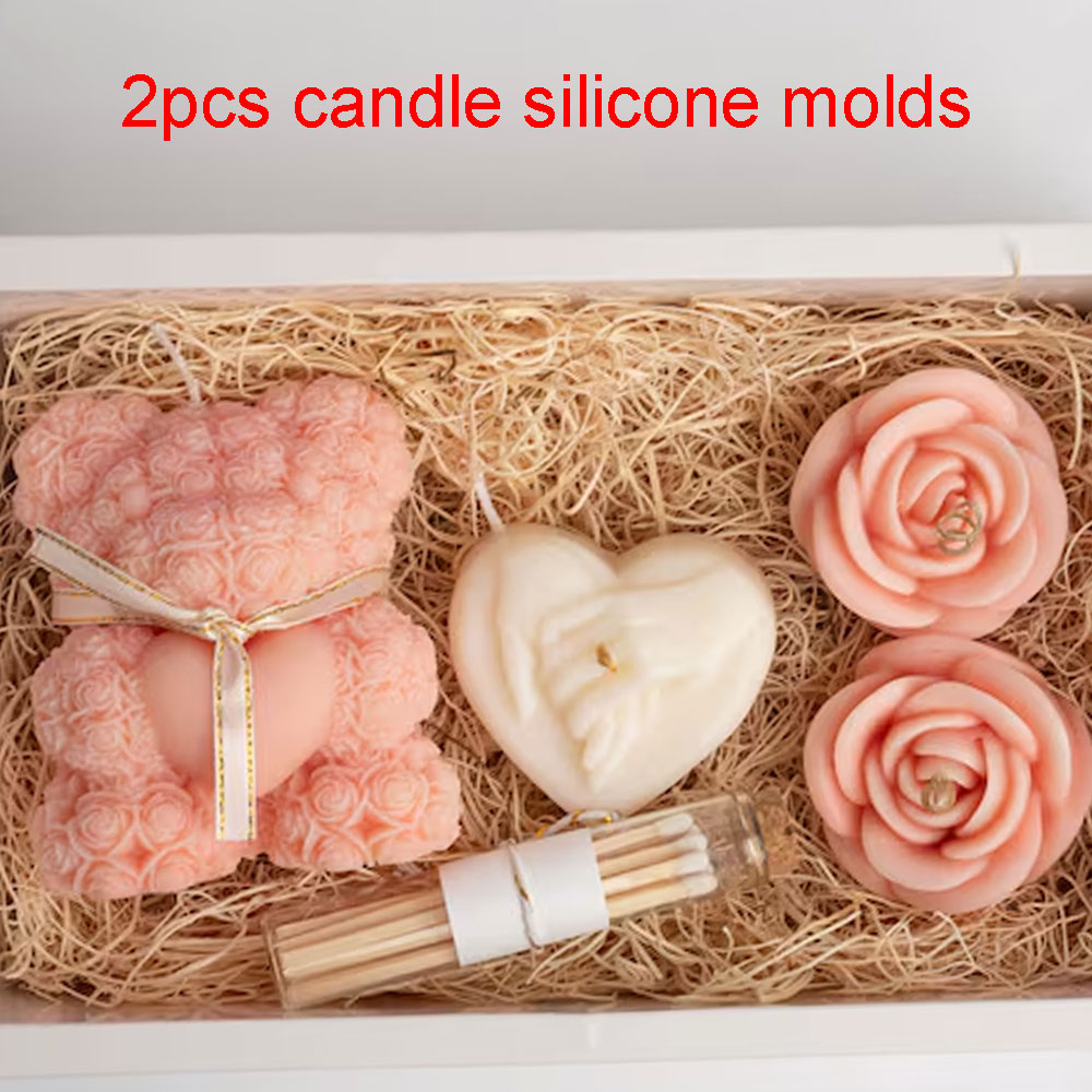 تيدي بير الحرارة ارتفع سيليكون - مراجعة Candle Making Kits وسعره